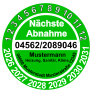 Nächste  Abnahme  1 2 3 4 5 6 7 8 9 10 11 12  2026 2027 2028 2029 2030 2031 04562/2089046     00000 Musterstadt Musterstraße 12345  Mustermann Heizung, Sanitär, Klima