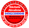 Nächste  Abnahme  1 2 3 4 5 6 7 8 9 10 11 12  2016 2017 2018 2019 2020 2021 04562/2089046     00000 Musterstadt Musterstraße 12345  Mustermann Heizung, Sanitär, Klima