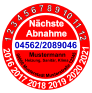 Nächste  Abnahme  1 2 3 4 5 6 7 8 9 10 11 12  2016 2017 2018 2019 2020 2021 04562/2089046     00000 Musterstadt Musterstraße 12345  Mustermann Heizung, Sanitär, Klima